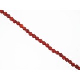 Red Agate - Faceted Round - 4mm Red Agate - Faceted Round - 4mm