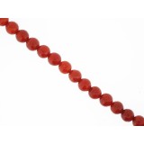 Red Agate - Faceted Round - 8mm Red Agate - Faceted Round - 8mm