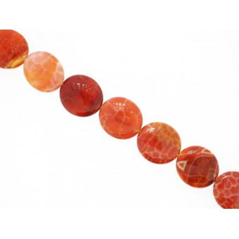 Agate Fire - Disc - 18mm