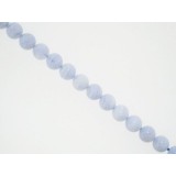 Blue Lace Agate - Round - 8mm Blue Lace Agate - Round - 8mm