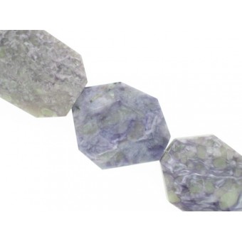 Charoite - Hexagon - 25x35mm Charoite - Hexagon - 25x35mm