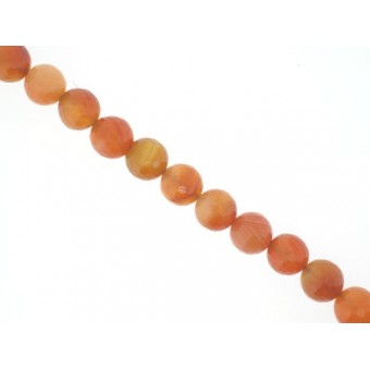 Carnelian - Faceted Round - 10mm Carnelian - Faceted Round - 10mm