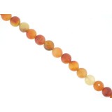 Carnelian - Faceted Round - 8mm Carnelian - Faceted Round - 8mm