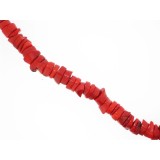 Red Coral - Rondell - 10mm