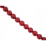 Red Coral - Round - 10mm