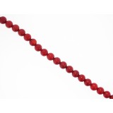 Red Coral - Round - 6mm