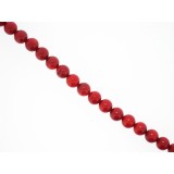 Red Coral - Round - 8mm