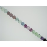 Fluorite (AA) - Hearts - 8mm Fluorite (AA) - Hearts - 8mm