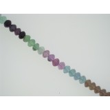 Fluorite (AA) - Rondel - 8mm Fluorite (AA) - Rondel - 8mm