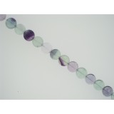 Fluorite - Disc - 10mm Fluorite - Disc - 10mm