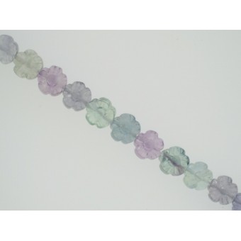 Fluorite - Flower - 10mm