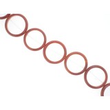 Frame - Carnelian - Disc - 20mm Frame - Carnelian - Disc - 20mm