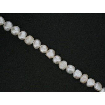 Pearl - White - Nugget - 8mm