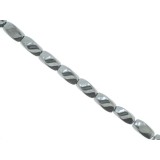 Hematite - Barrel Twist - 6x12mm Hematite - Barrel Twist - 6x12mm