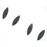 Onyx - Faceted Oval - 10x30mm Onyx - Faceted Oval - 10x30mm