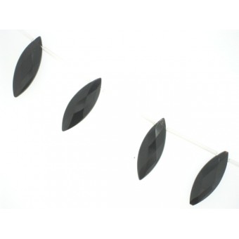 Onyx - Faceted Oval - 10x30mm Onyx - Faceted Oval - 10x30mm