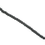 Onyx - Faceted Rondel - 6mm Onyx - Faceted Rondel - 6mm