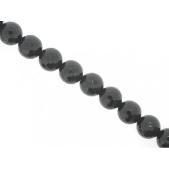 Onyx - Faceted Round - 12mm Onyx - Faceted Round - 12mm
