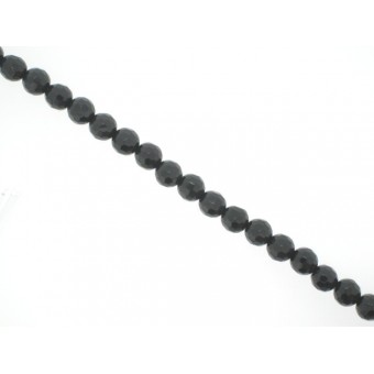 Onyx - Faceted Round - 6mm