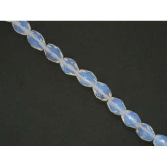 Opalite - Faceted Barrel - 8x10mm