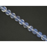 Opalite - Faceted Disc - 10mm Opalite - Faceted Disc - 10mm