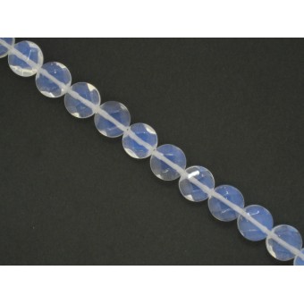 Opalite - Faceted Disc - 10mm