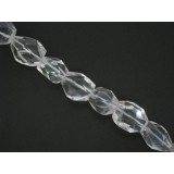 Quartz - Faceted Barrel - 18x22mm Quartz - Faceted Barrel - 18x22mm