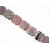 Rhodonite - Square - 20mm Rhodonite - Square - 20mm