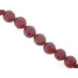 Red Jade - Faceted Round - 14mm Red Jade - Faceted Round - 14mm