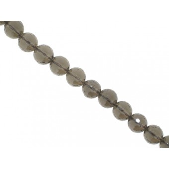 Smokey Quartz - Faceted Round - 10mm