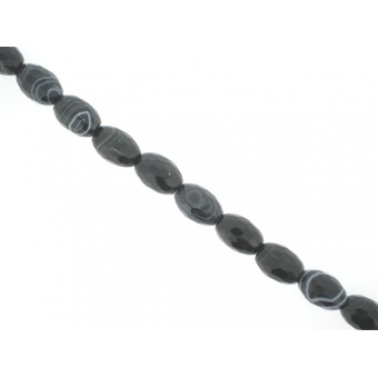 Sard Onyx - Faceted Barrel - 10x14mm Sard Onyx - Faceted Barrel - 10x14mm