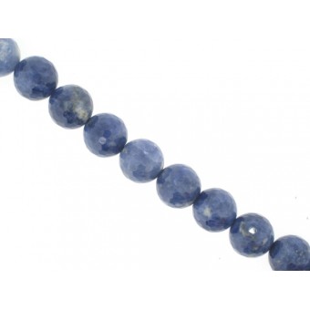 Sodalite - Faceted Round - 12mm