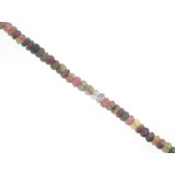 Tourmaline - Faceted Rondel - 5mm Tourmaline - Faceted Rondel - 5mm