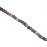 Tourmaline - Faceted Rondel - 6mm Tourmaline - Faceted Rondel - 6mm