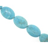 Reconstituted Turquoise - Oval - 25x35mm