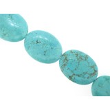 Reconstituted Turquoise - Oval - 30x40mm