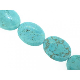 Reconstituted Turquoise - Oval - 30x40mm