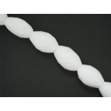 White Onyx - Faceted Barrel - 20x30mm White Onyx - Faceted Barrel - 20x30mm