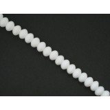 White Onyx - Rondel - 8mm White Onyx - Rondel - 8mm