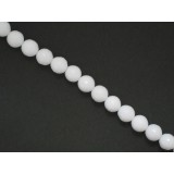 White Onyx - Faceted Round - 8mm White Onyx - Faceted Round - 8mm