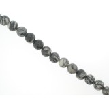 Web Jasper - Round - 8mm Web Jasper - Round - 8mm